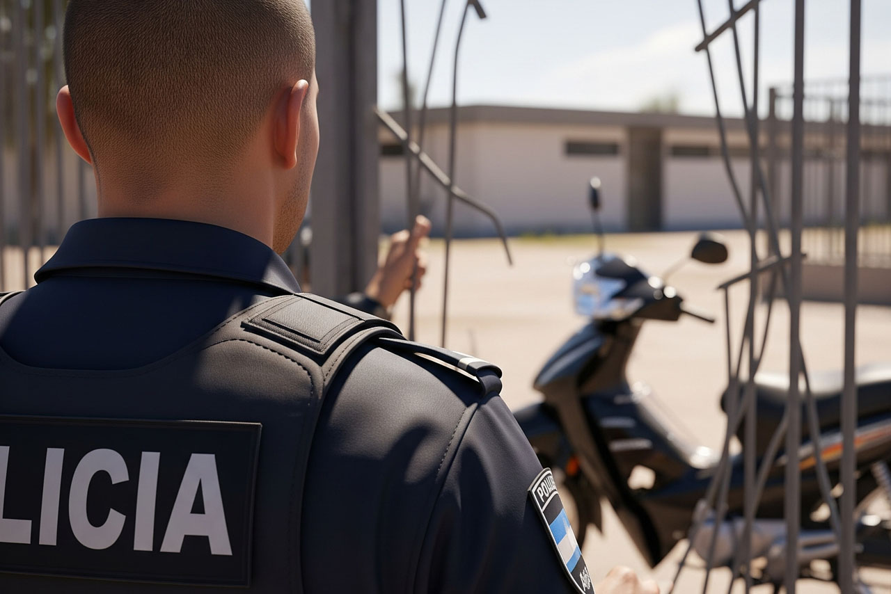 Policia en famatina junio 2025